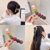 Cute Hairpins At The Back of The Hair Roots Coiled Hair and Shark Clip Headwear