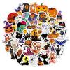 Party Decor Halloween Stickers Graffiti Stickers DIY Pumpkin Stickers 50pcs/set   Luggage