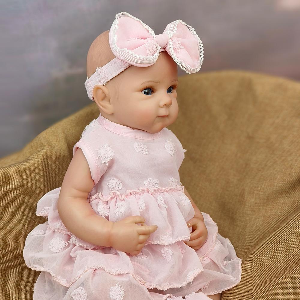 

18-дюймовая кукла Bettie из мягкого силикона и винила с полным телом, девочка-реборн с нарисованными реалистичными волосами, игрушки Bebe Reborn