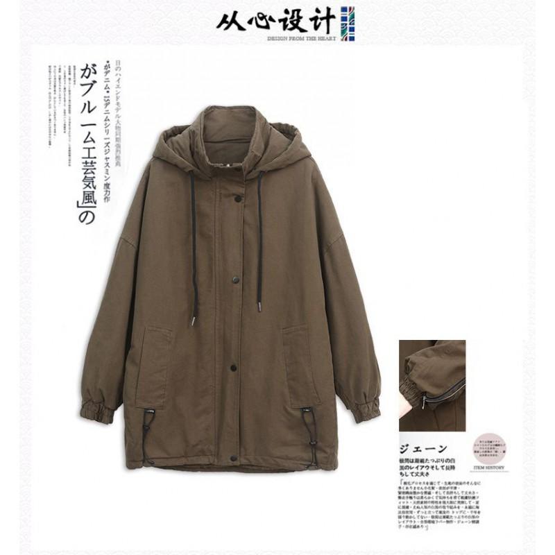 Womens Oversized Warm Cotton Puffer Coat With Hood Thickened Fleece Lined Casual Winter Jacket Plus Size