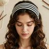 Unisex Fashion Striped Headband Comfortable Versatile Hair Accessory for Yoga and Sports