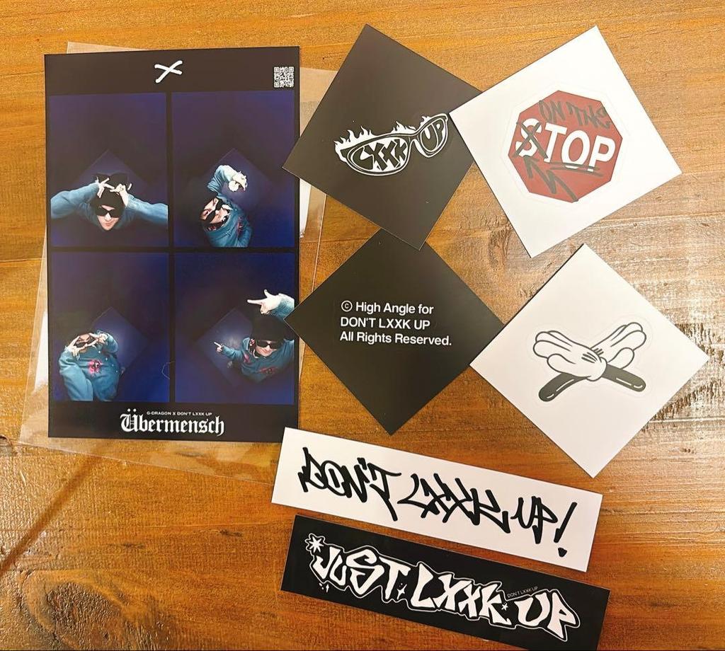 [USED] GDragon Collaboration Highball & Photo Sticker