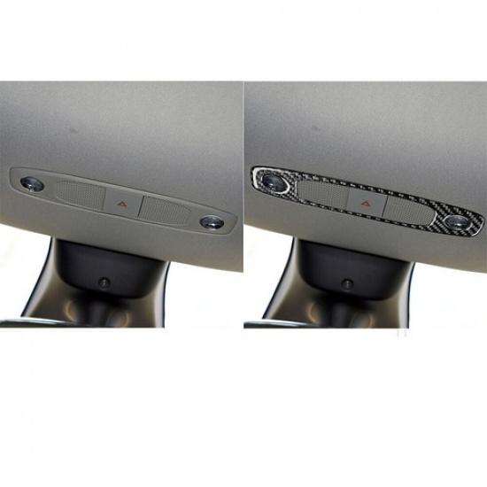 For Tesla Model 3/Y 2017- Carbon Fiber Interior Headlight Switch Cover Trim