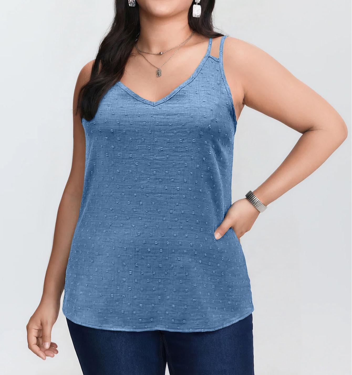 Women s Loose Woven Jacquard Casual Solid Color Vest - European and American Style 2026. 3XL королевский синий