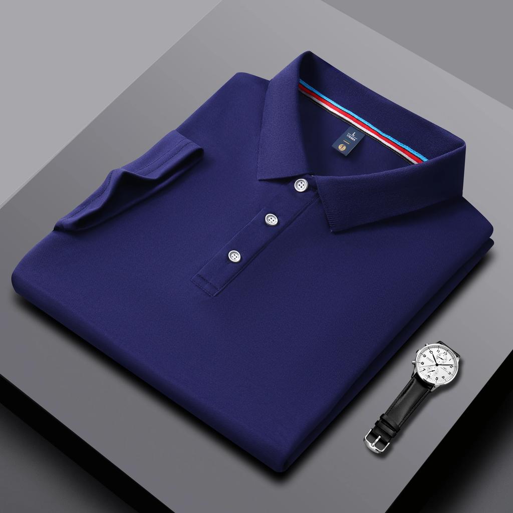 Men's and Women's Polo Shirts Summer New Work Lapel T-shirts Business High-quality UV Protection Brand Short Sleeves