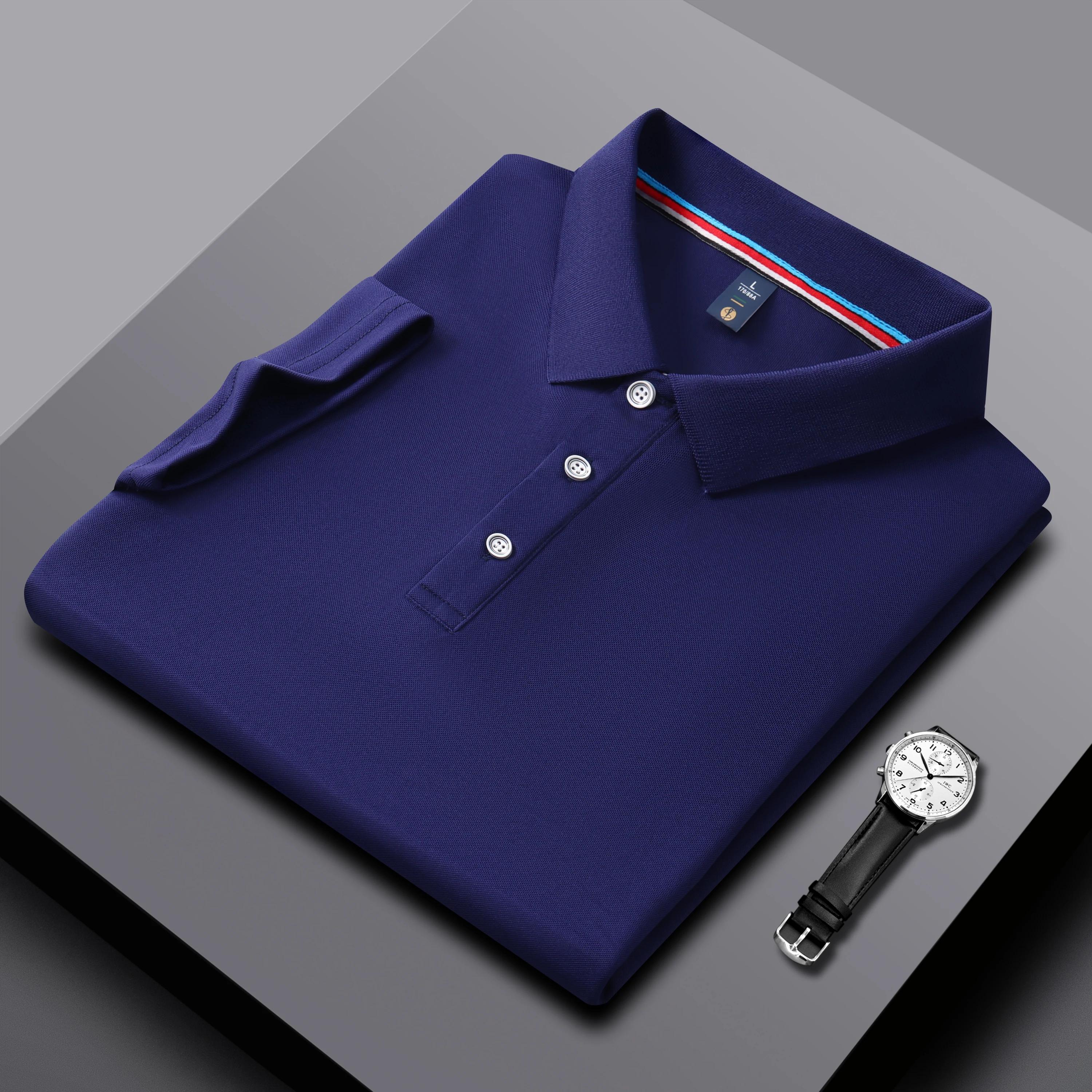 Treasure T-shirts Polo shirts voor heren en dames Zomer Nieuw T-shirts met revers Zakelijke Merken Hoge kwaliteit Vochtregulerend Trend Merken Korte mouwen M
