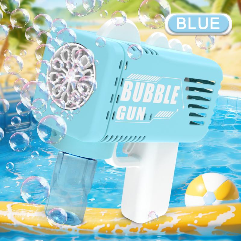 Children's Bubble Toy Dinosaur Bubble Gun Fully Automatic Bubble Toy Parent Child Interactive Game without Battery Bubble Water