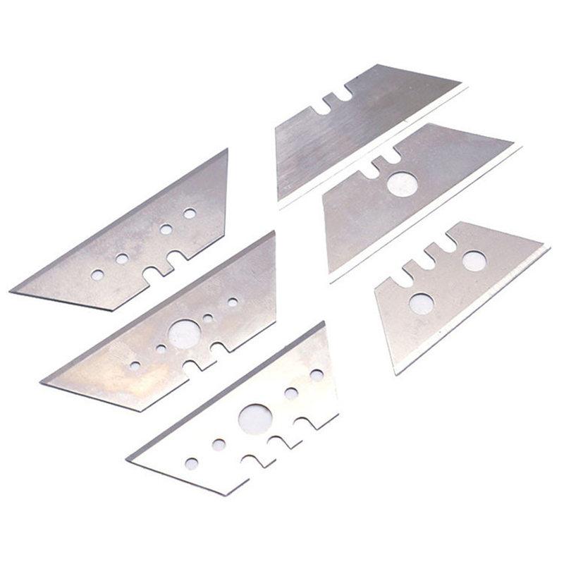 10Pcs Utility Knife Trapezoid Blades Special Knife Blades Steel Material Replacement DIY Art Craft Cutter Tool Blade