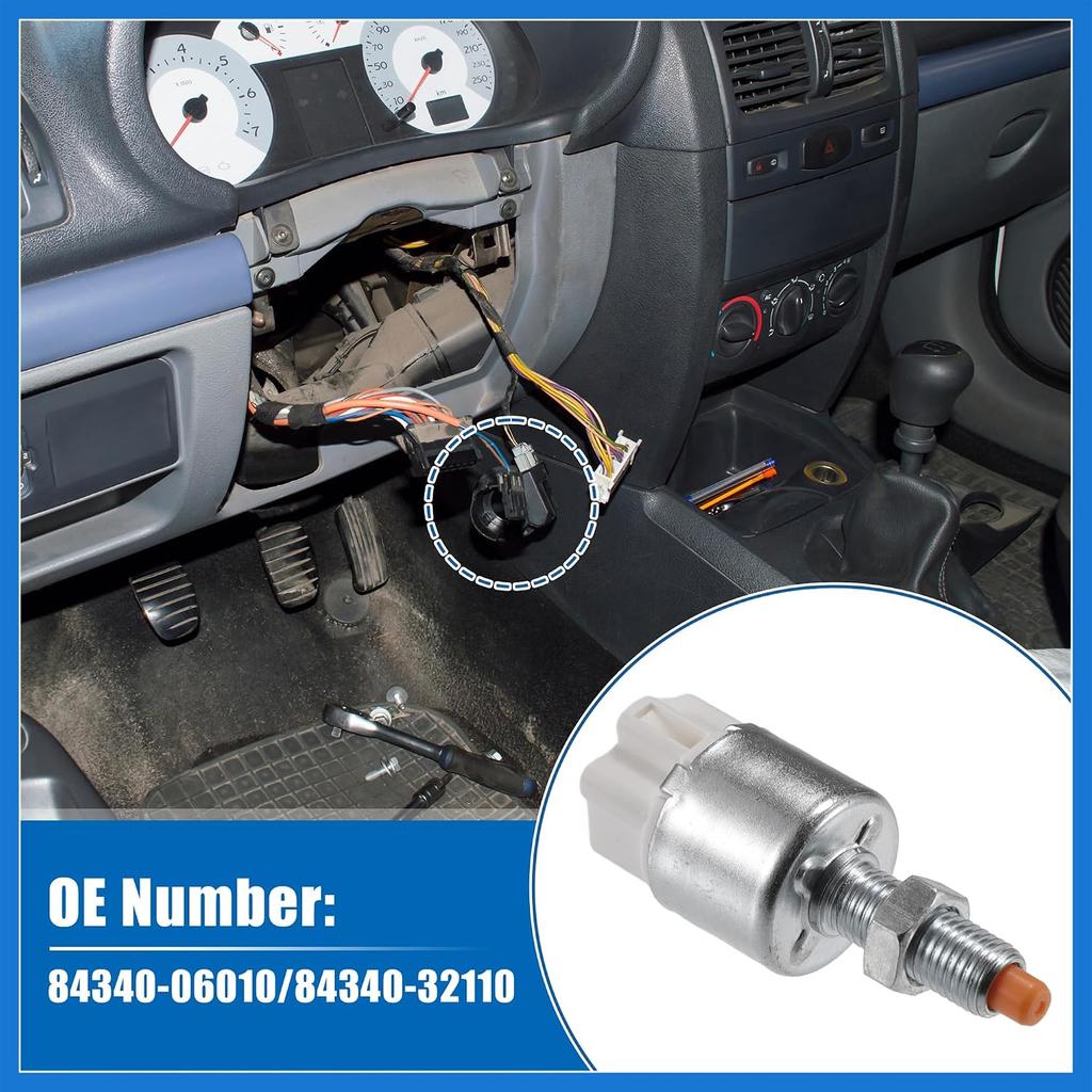 Brake Light Switch Stop Lamp Switch for Toyota Camry 92-06 for Toyota Avalon 95-04 for Lexus ES330 02-06 No.84340-06010/84340-32110 Auto Accessories