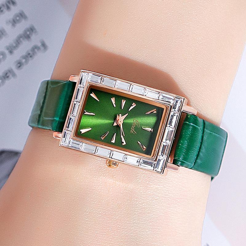 Women S Watch Wind Simple Temperament Atmospheric Women S Watch Belt Square Small Dial