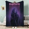 EupHOria TV Show Throw Lightweight 240g Flannel Blanket Soft Skin-friendly for Summer Cooling