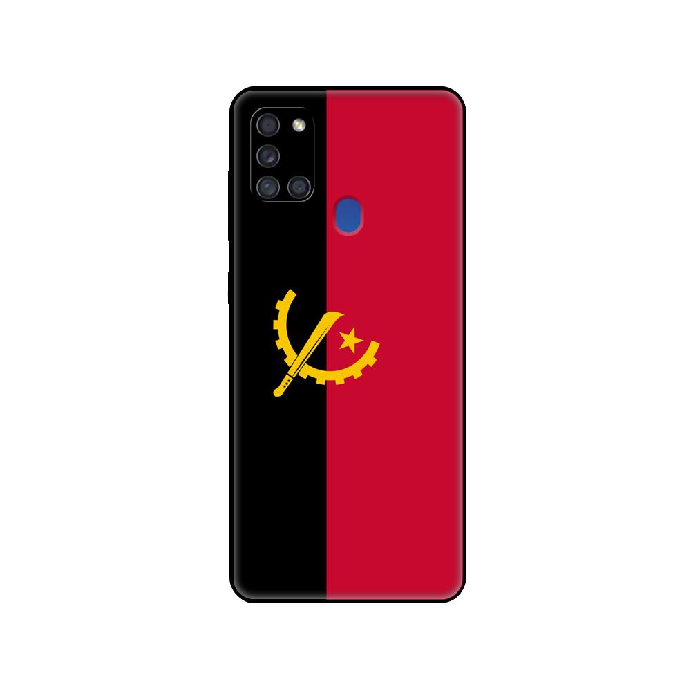 

Черный чехол из ТПУ для Samsung Galaxy A50 50S A30S A10 A01 A11 A21S A31 A41 A51 A71 M21 M30S S10 LITE Чехол с флагом Анголы Samsung A41