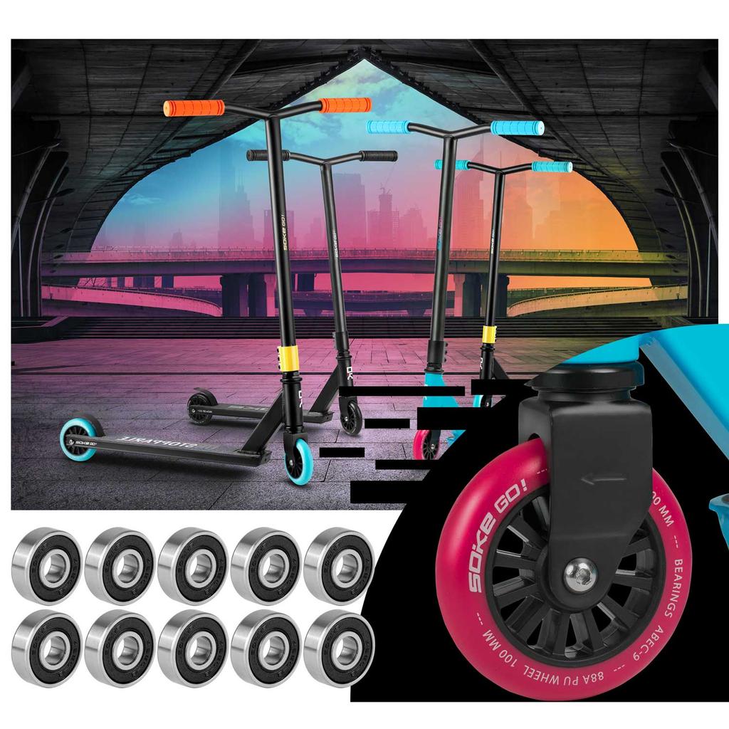 Abec-9 Bearings For Scooters 10 Pcs