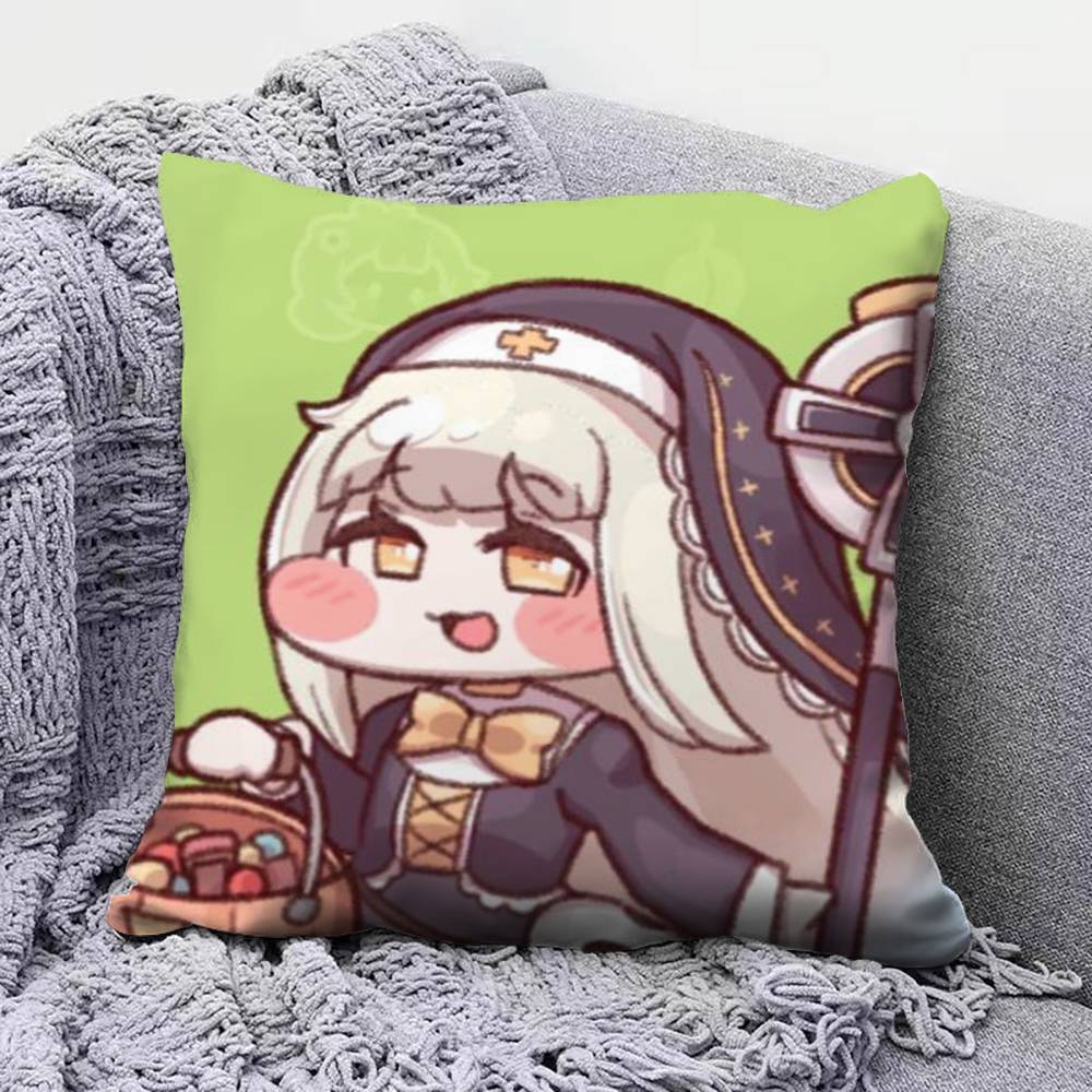 Trickcal Chibi Go GGame Home Sofa Cushion Covers and Aecorative Custom Pillow Covers