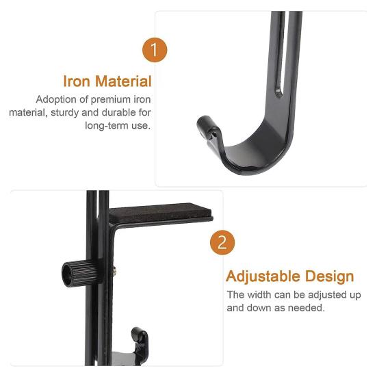 4/8Pcs 2-in-1 Fireplace Stocking Hanger Garland Holder Rust-Proof Easy Installation Double Hook Design Wreath Hanging Rack