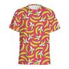 Aloha Banana 3d Printed T-shirt For Men Fashion Casual Short Sleeve Tops Summer Fruits Graphic Tees Kids Y2k Cartoon T Shirts