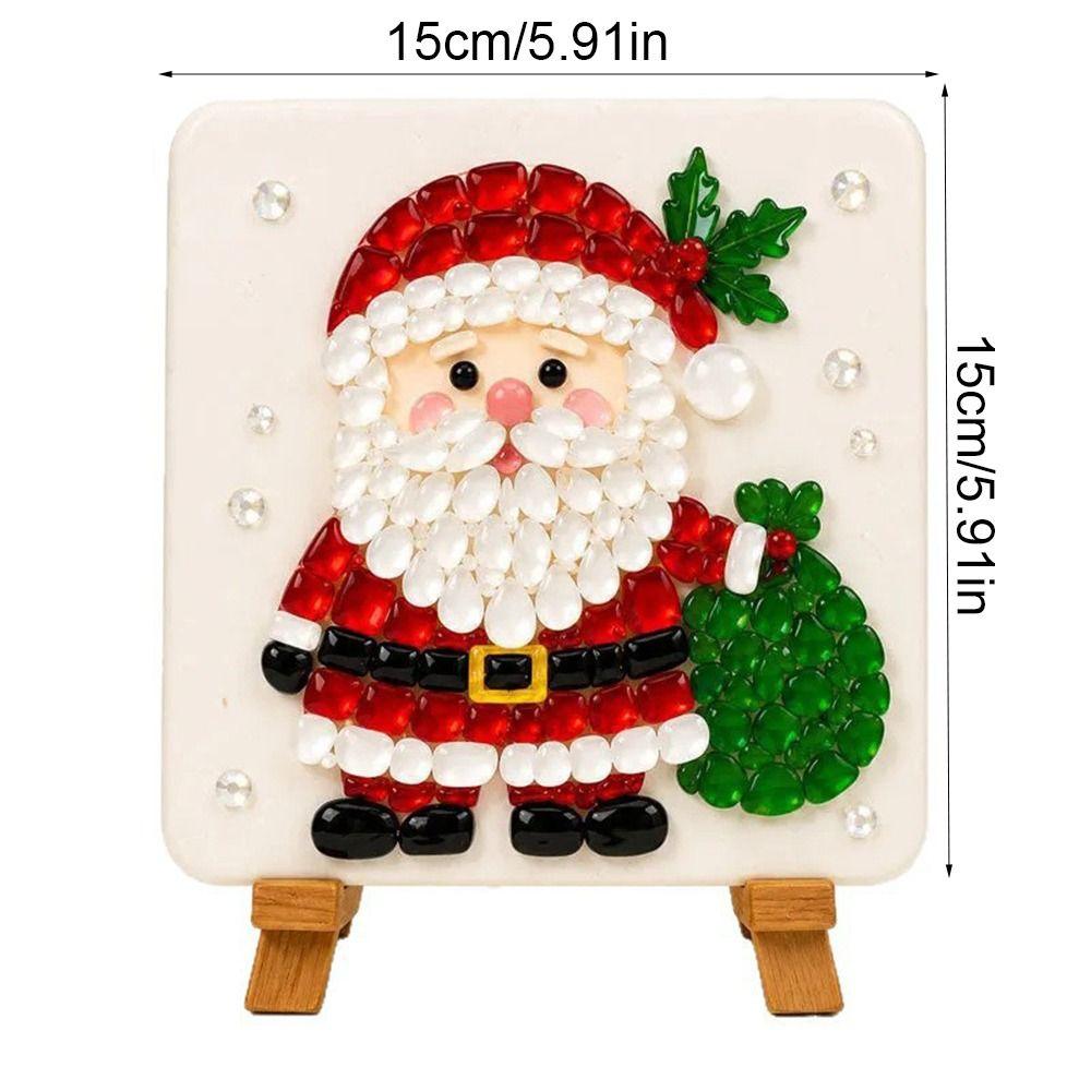 Christmas Crafts Handmade Creation Set 15cm Christmas Decorative Display Art Gifts