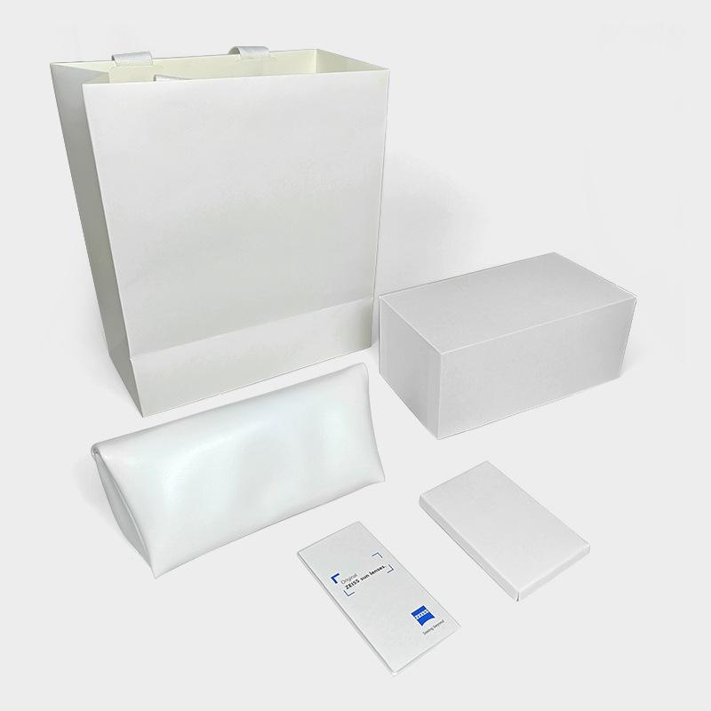 Новый корейский футляр для очков для женщин, белый портативный противоударный футляр для солнцезащитных очков для мужчин, высококачественный автомобильный футляр для солнцезащитных очков белый