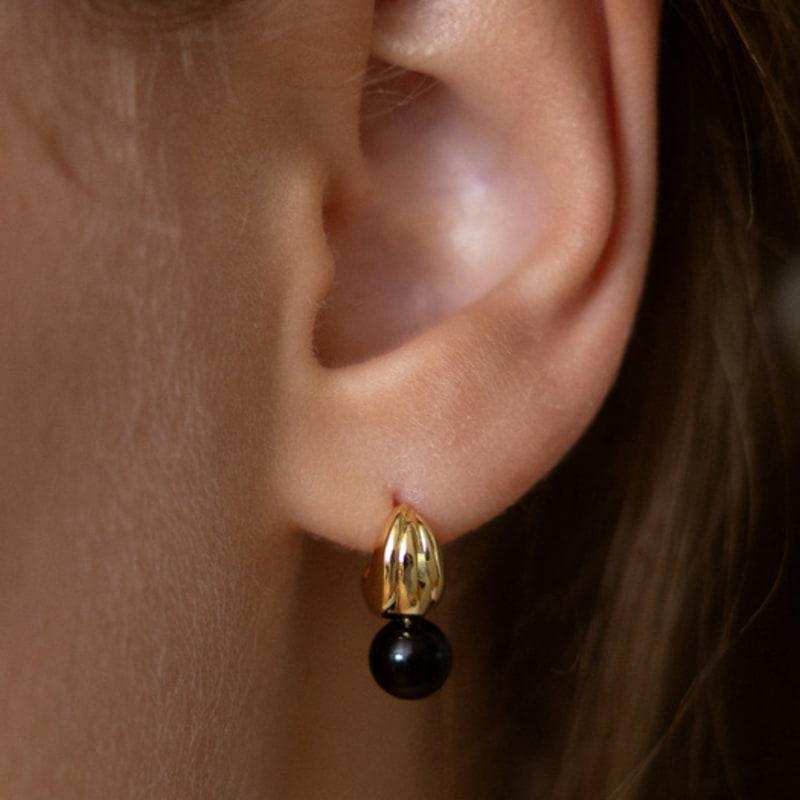 TATIANA Onyx Ball Drop Earrings EC3253