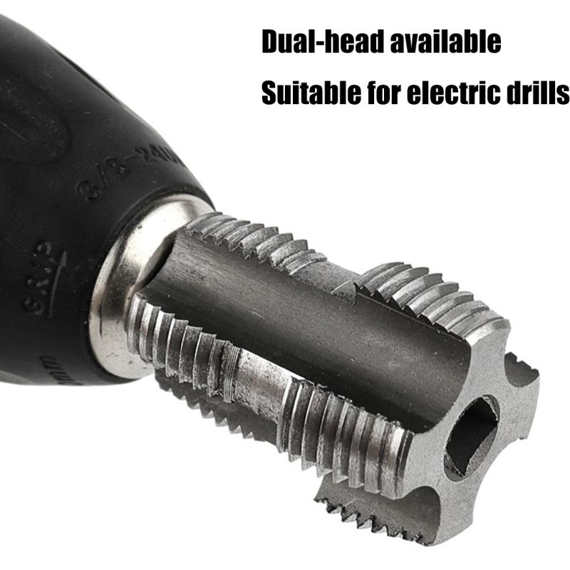 Compact Water Pipe Threader with Ergonomic Design Heavy Duty Internal Thread Cutting Tool for 1/2 3/4inch Water Pipes