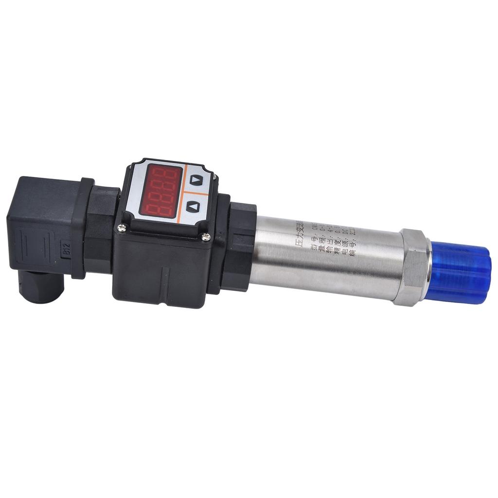 Digital Display Pressure Transmitter Stainless Steel PVC Engineering Plastic 0-0.6Mpa
