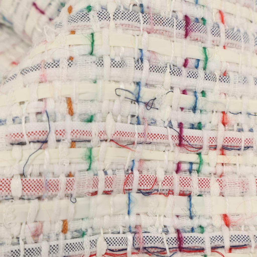 THOM BROWNE FBC391T Tweed Jacket 38 whiteUsed