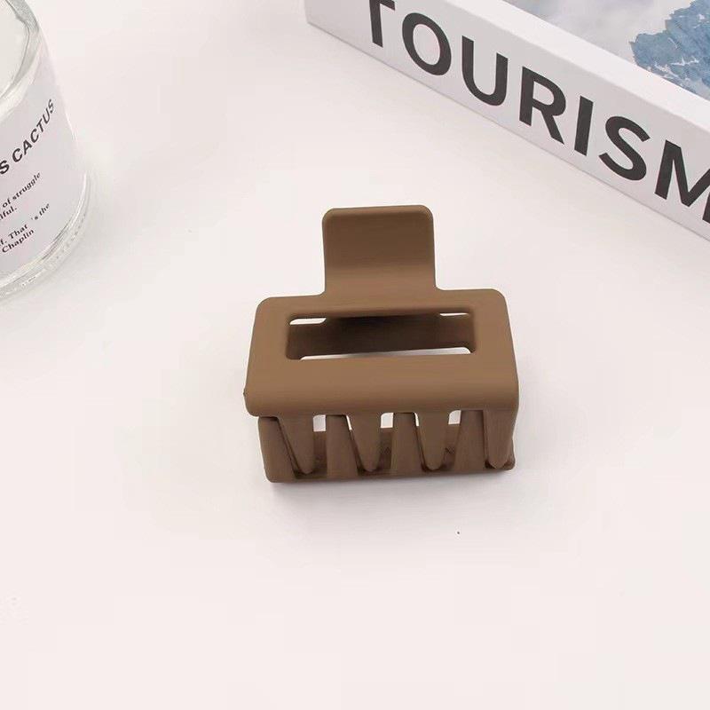 Traceless Spray Paint Frosted PS Hair Claw Clip - Shark Clip Bun Accessory