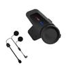 BT Motorcycle Helmet Intercom Water Proof Moto Intercom Headset Replacement for Outdoor Black
