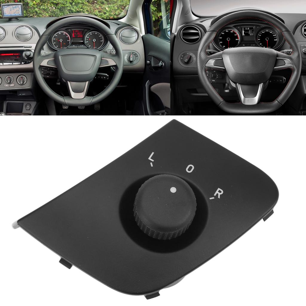 Car Rearview Mirror Switch Control  Button 6J1959565A Replacement for SEAT Ibiza ST 2008‑2016 Rearview Mirror Control Button