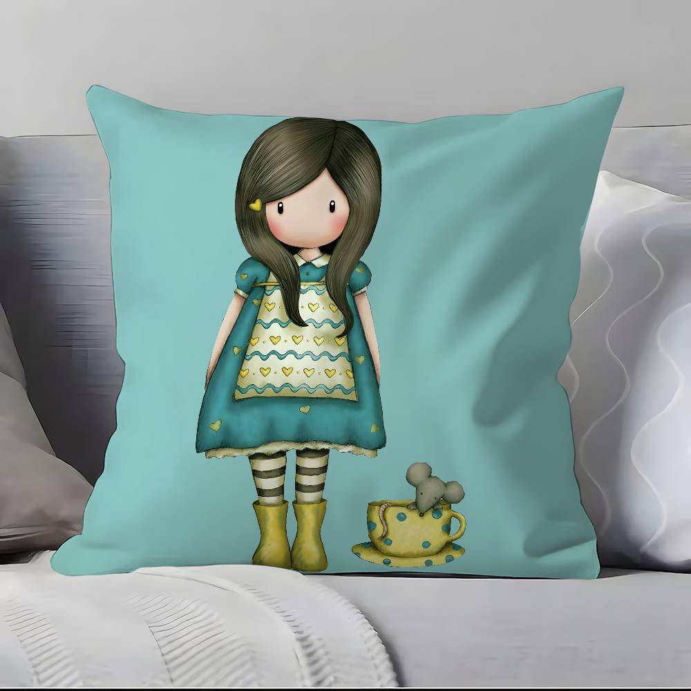 S-S-Suzanne W-Woolcott's S-Santoro G-Gorjuss Pillow Case Pillowcase Soft Skin Friendly & Comfortable With A Hidden Zipper