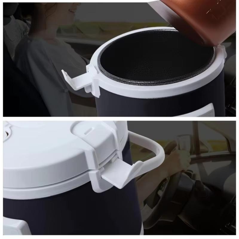 Multifuntional 12V/24V Electric Rice Cooker Fast Heating Food Warmers Easy Cleaning Suitable for Car and Home Use