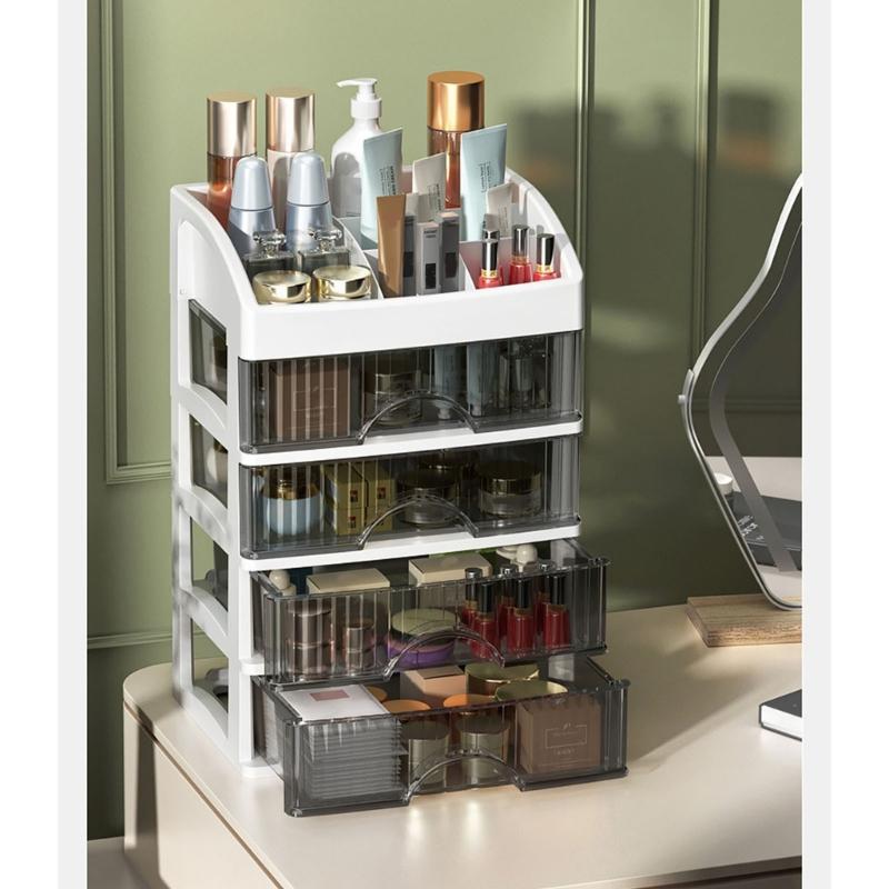 Portable Sturdy PP Drawer Cabinet Home Accessory for Desktop Organization Stylish for Various Office Items Storage