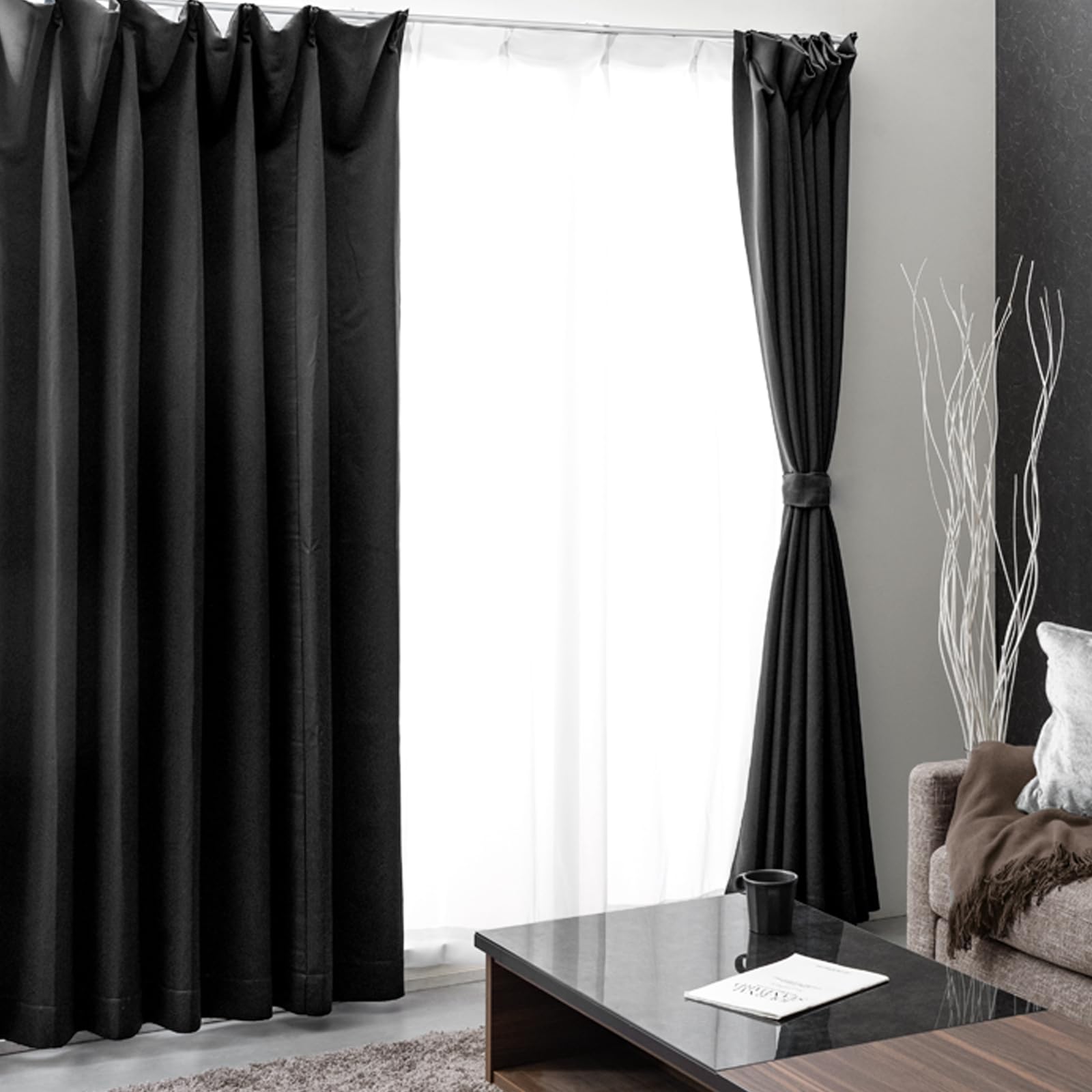 

Tansu Gen Комплект Блэкаут 100см УФ Степень 1 Световая Энергия Ночь 86500015 Шторы, 2, Широкие, Стираемые, Защита, Блокировка, Экономия, Изолированные,