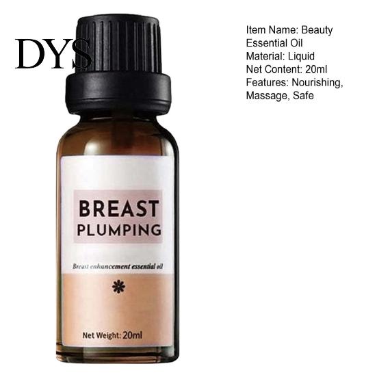 Nourishing Skin 20ml Chest Massage Oil Fast Absorption Gentle Safety Material Effective Portable Moisturizing Mild Breast Enhancement Essential