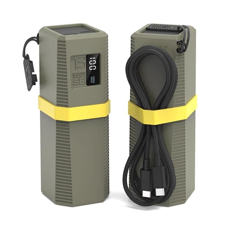 Soft Case Cover Lightweight for 15SE Power Supply Battery Pack Shockproof Silicone Skin for Power Adapter Case