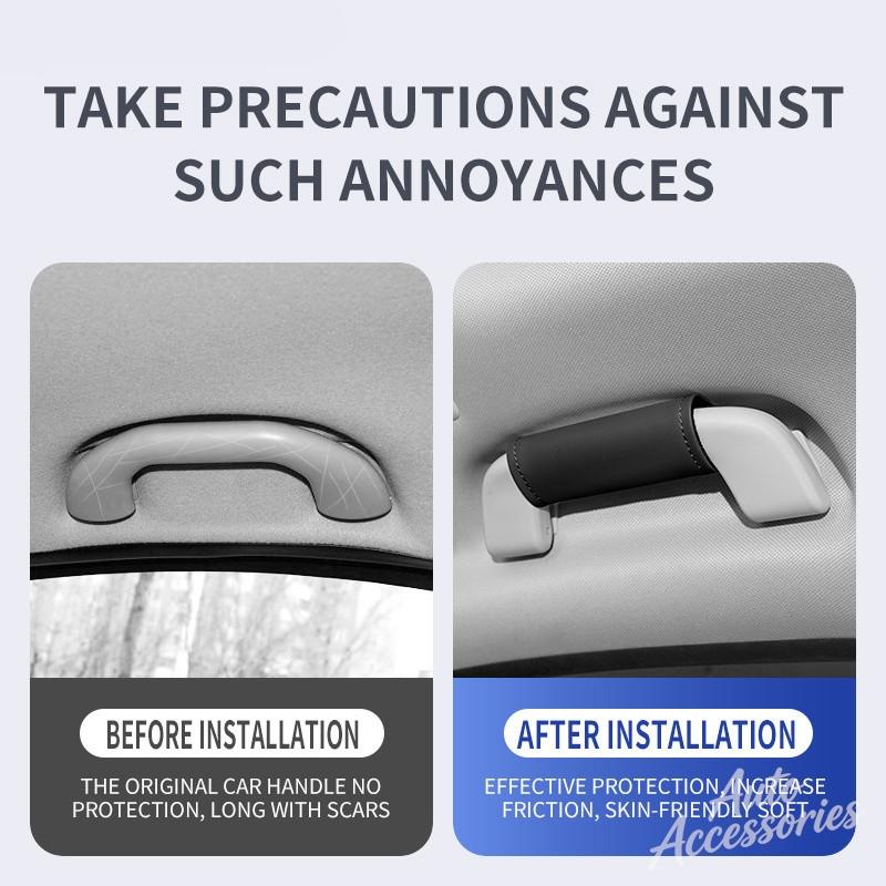 Car Roof Handle Cover Pull Gloves Protection Case For BMW M E46 E39 E70 F10 F20 F30 X5 X6 X1 M3 M5 M6 E71 F01 F02 F87 Accessory