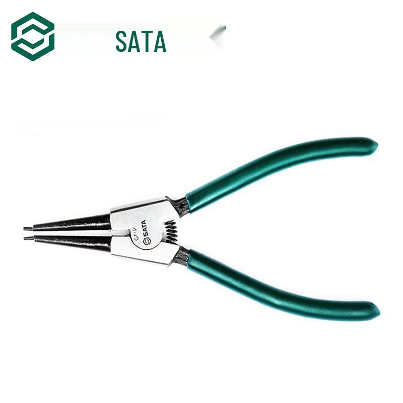 SATA German Style Straight Internal Snap Ring Pliers 5 inch
