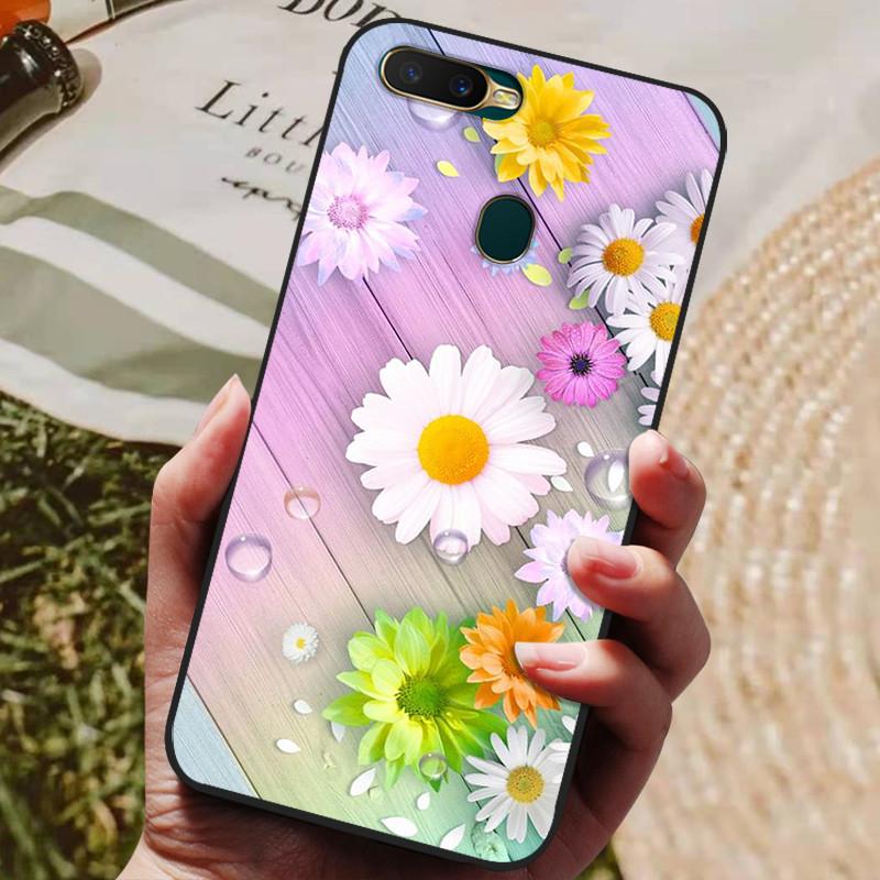 For OPPO A5S Case 6.2" Soft Silicon TPU Phone Back Cover For Oppo A5s CPH1909 AX5S Cases Oppo AX7 A7 Bumper Fundas Coque Shell