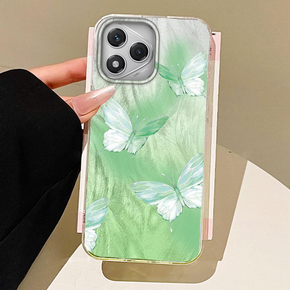 Green Butterfly Colorful Women Phone Case for Honor 400 200 90 Smart Pro X9a X9c X8b X8a X8c X7c X6c Magic7 6 5 70 Lite Cover
