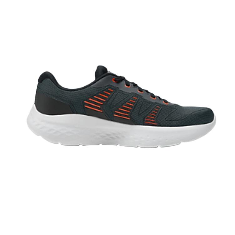 Skechers MEN'S GO Men Grey Orange Low Top Running Shoes Comfortable 220902-CCOR