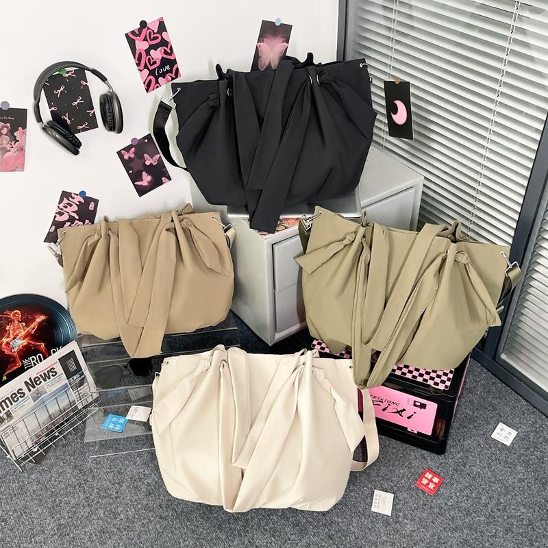 Japanese Retro Work Bag Trendy Canvas Bag Large Capacity Multifunctional Messenger Bag