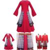 Stunning Hua Mulan Red Princess Fancy Dress For Kids Halloween Party Outfit