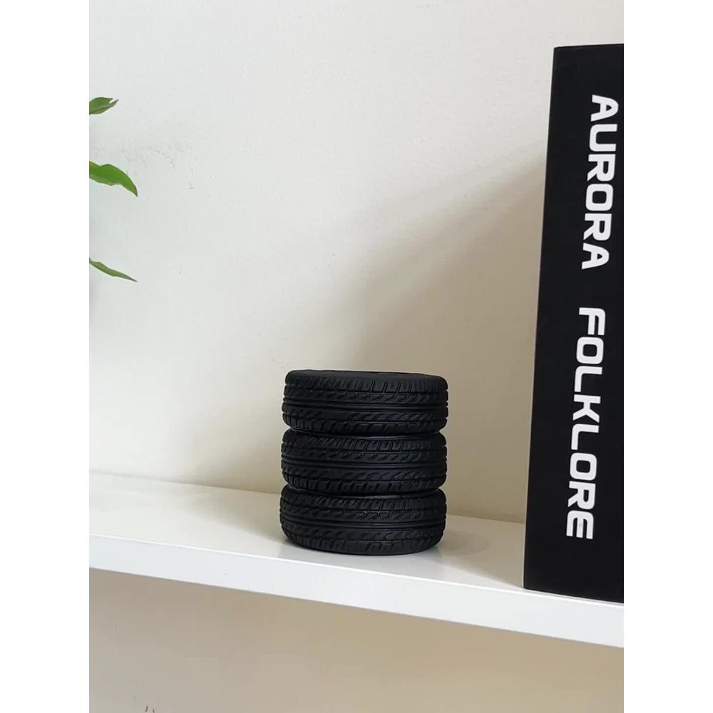 Kreatív gumiabroncs tolltartó, személyre szabott írószertároló, asztali rendszerező