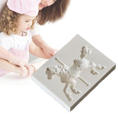 DIY Fondantformen Schokoladenform Süßigkeitenformen Karussellform Backhelfer Silikonmaterial Küchenbackzubehör