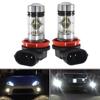 H9 Led H7 H11 9005 HB3 9006 HB4 100W 6000K Super White LED Fog Light Car Anti Fog Light Bulb Foglamps Led Headlight