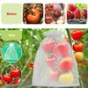 50/100Pcs Fruit Protection Netting Bags with Drawstring Reusable Grape Grow Bags Strawberry Cover Mesh Bags for Pest Control