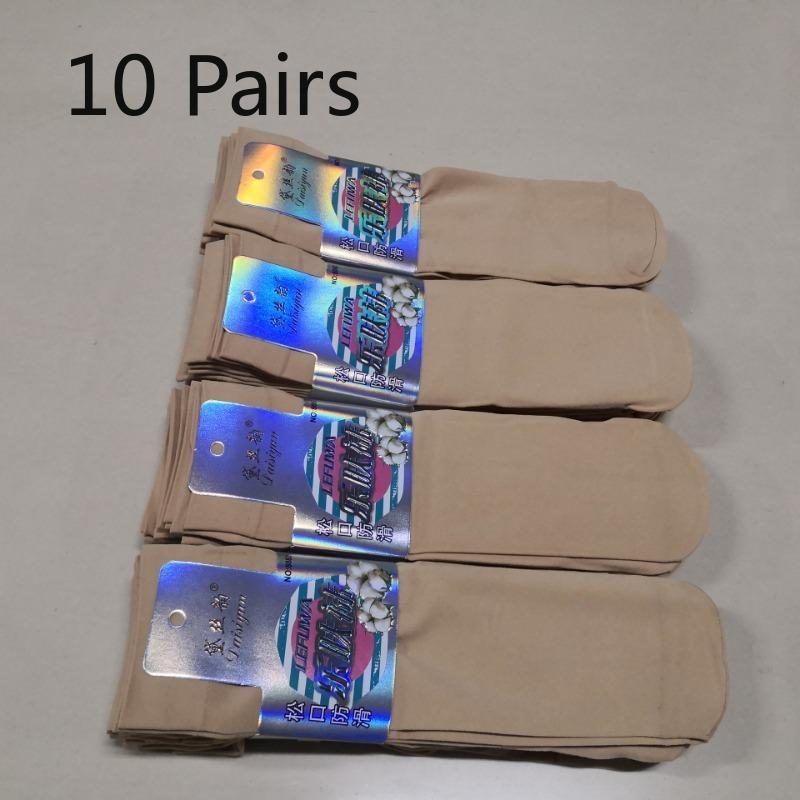 

10 пар женских плотных износостойких и удобных эластичных чулок в весенне-осеннем стиле 10 Pairs