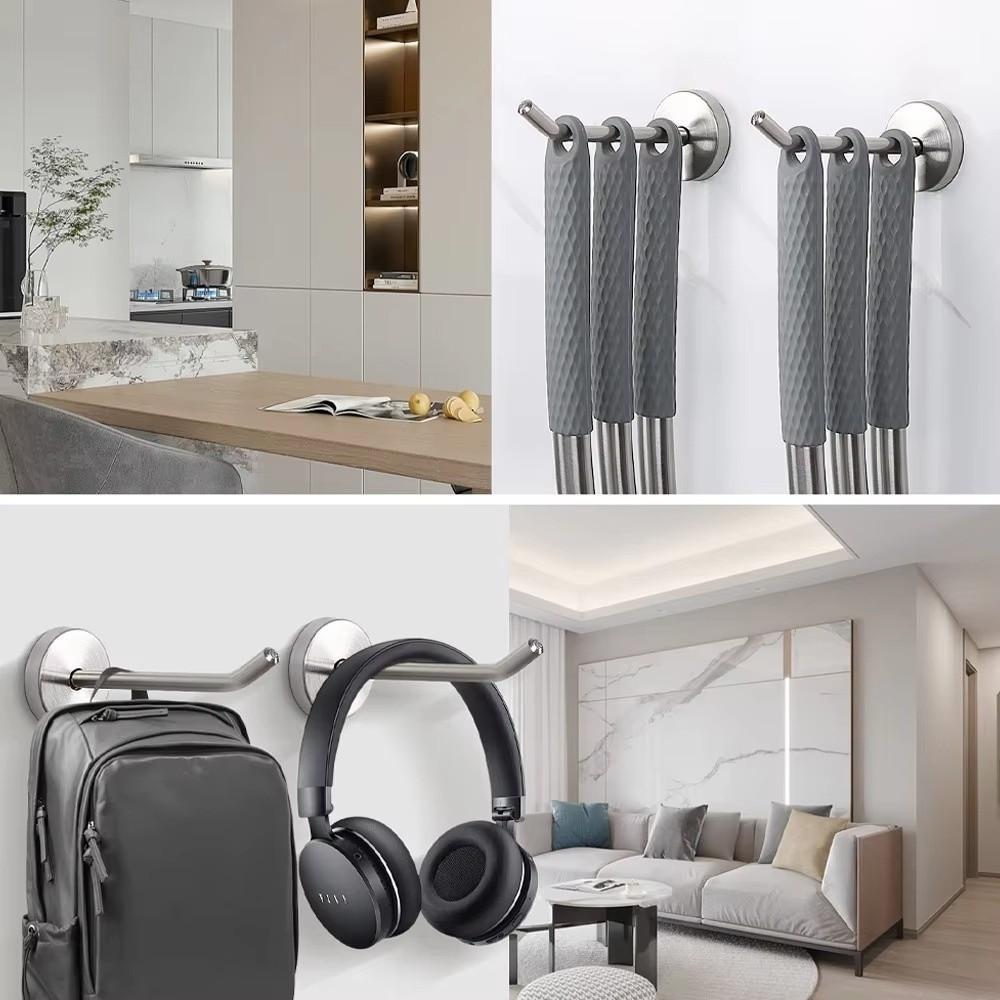 Heavy Duty Wall Storage Hook Stainless Steel Elephant Trunk Hook New Coat Hook  Towel Rail