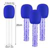 4/24pcsMicrophone Candy Tube Plastic Toy Rock Music Party Decoration Prop Microphone Candy Tube Disco Microphone Prop