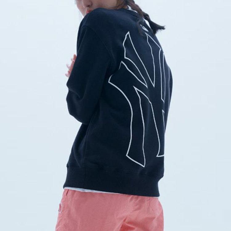 New MLB New York Yankees Sweatshirts Unisex Black 31MT05111-50L